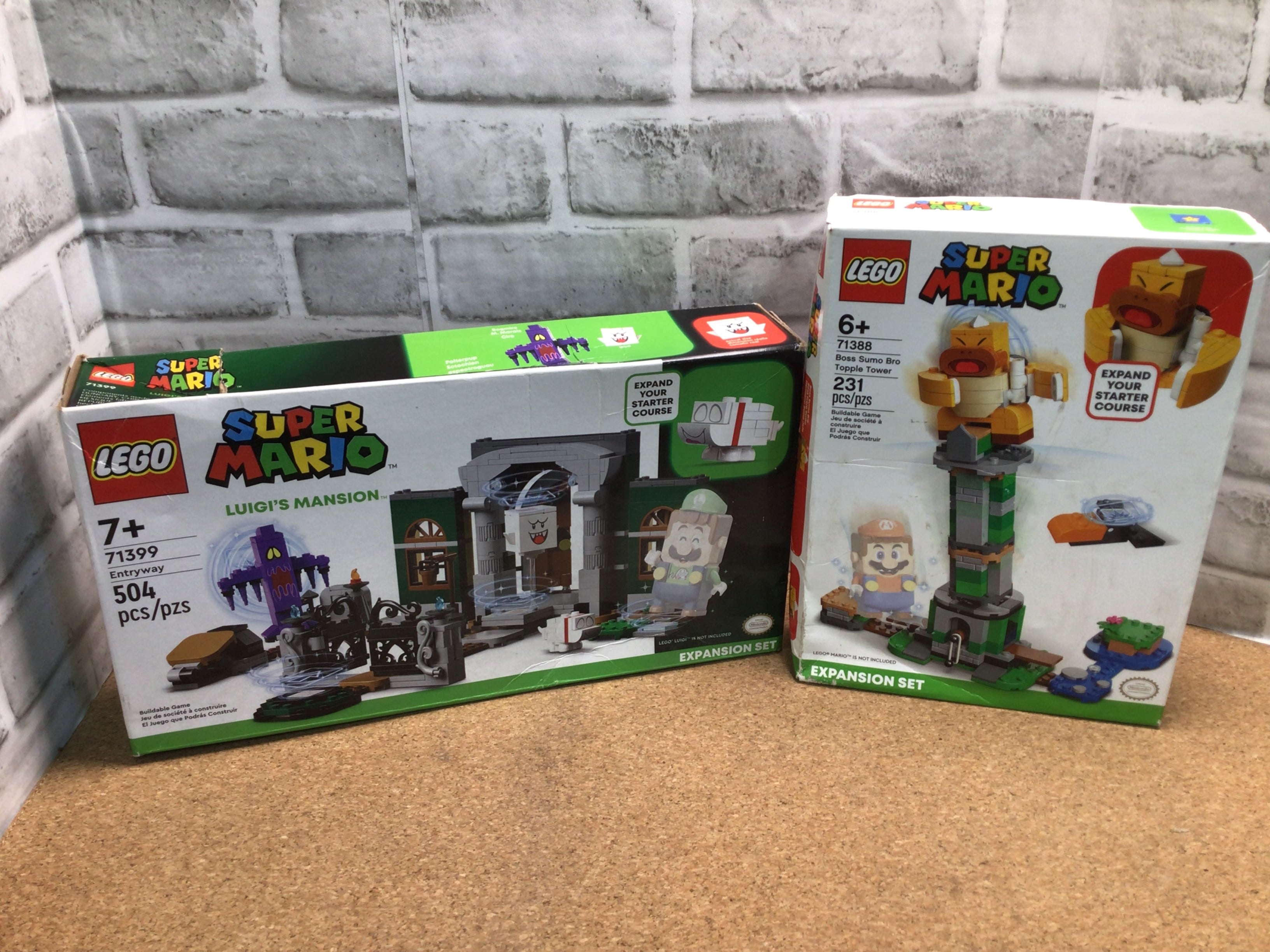 LEGO Super Mario Luigi’s Mansion & Super Mario Boss Sumo Bro Topple Tower -2 Set (7921476731118)